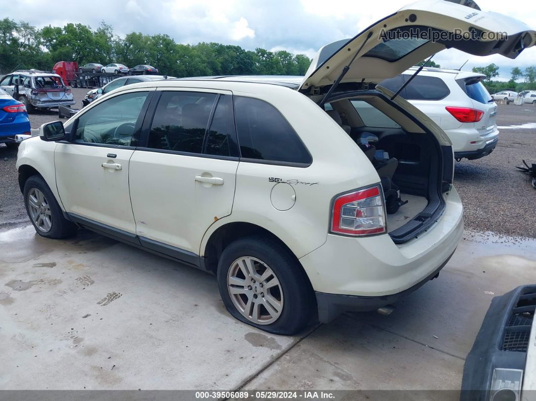 2008 Ford Edge Sel White vin: 2FMDK48C98BA57921