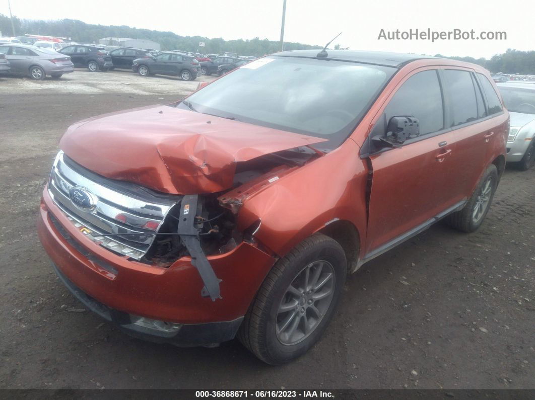 2008 Ford Edge Sel Orange vin: 2FMDK48C98BA95875