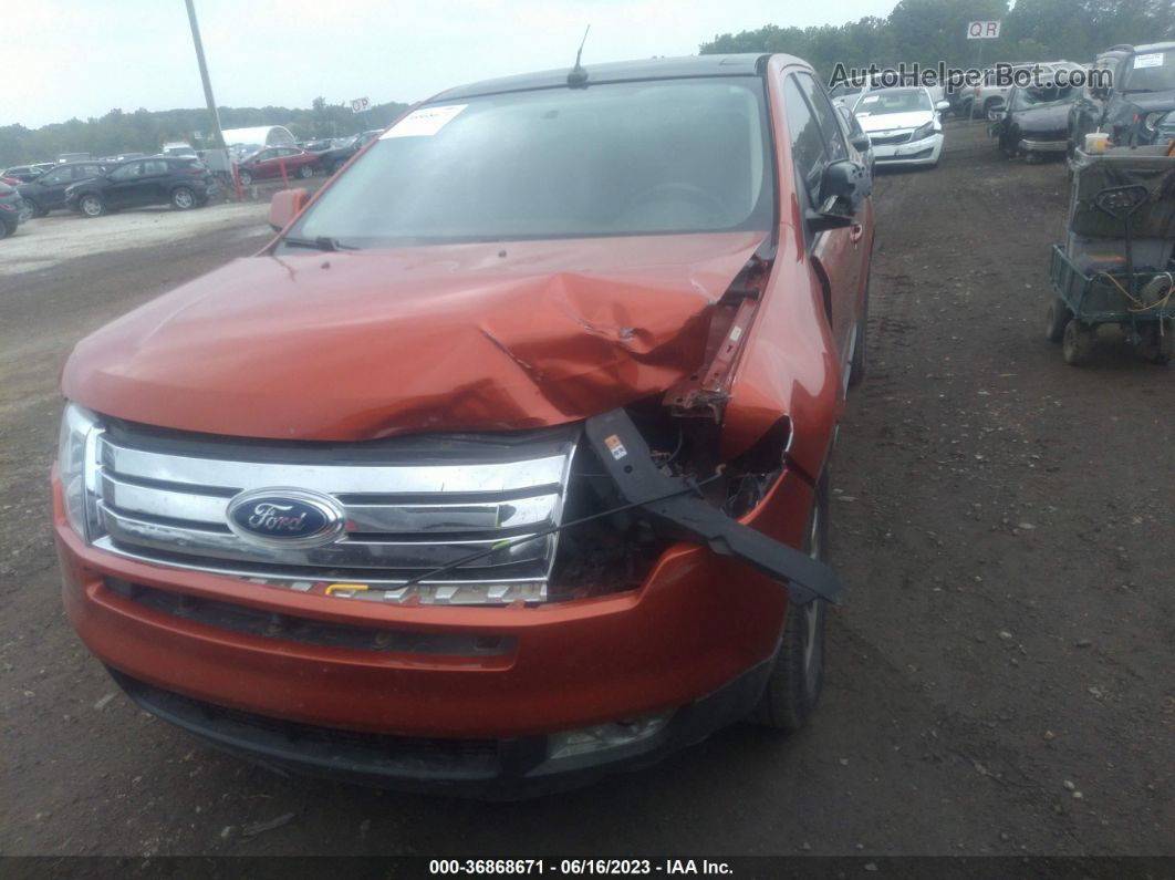 2008 Ford Edge Sel Orange vin: 2FMDK48C98BA95875