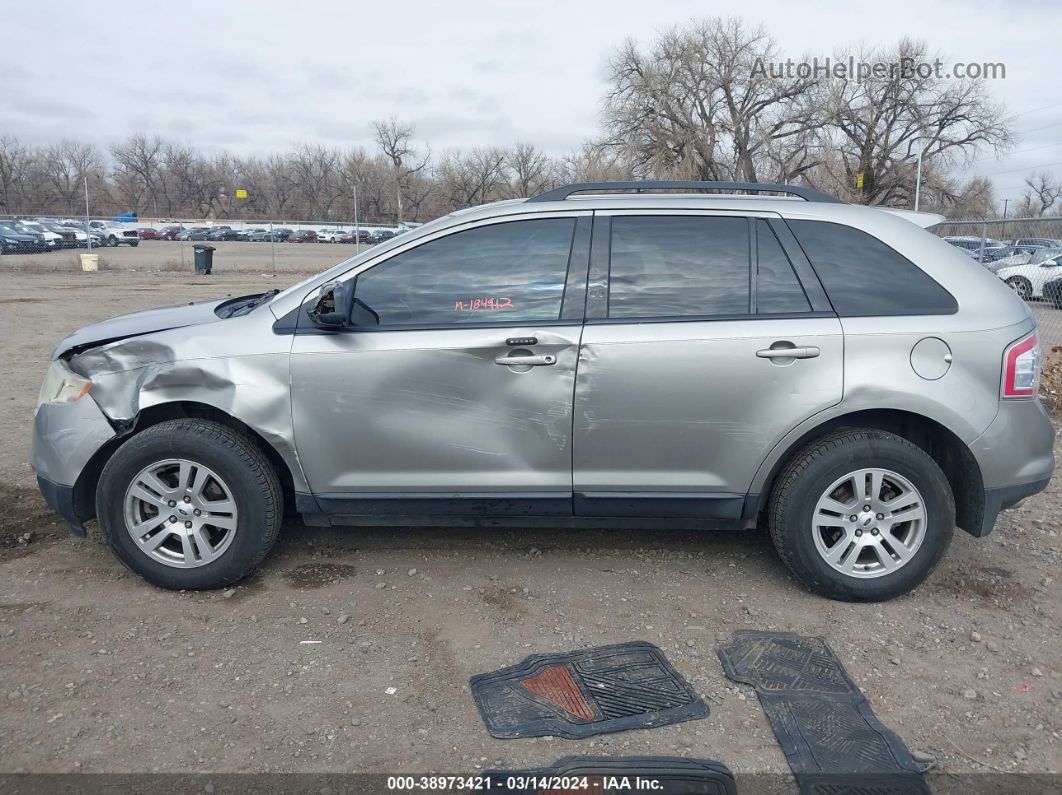 2008 Ford Edge Sel Silver vin: 2FMDK48CX8BA46202