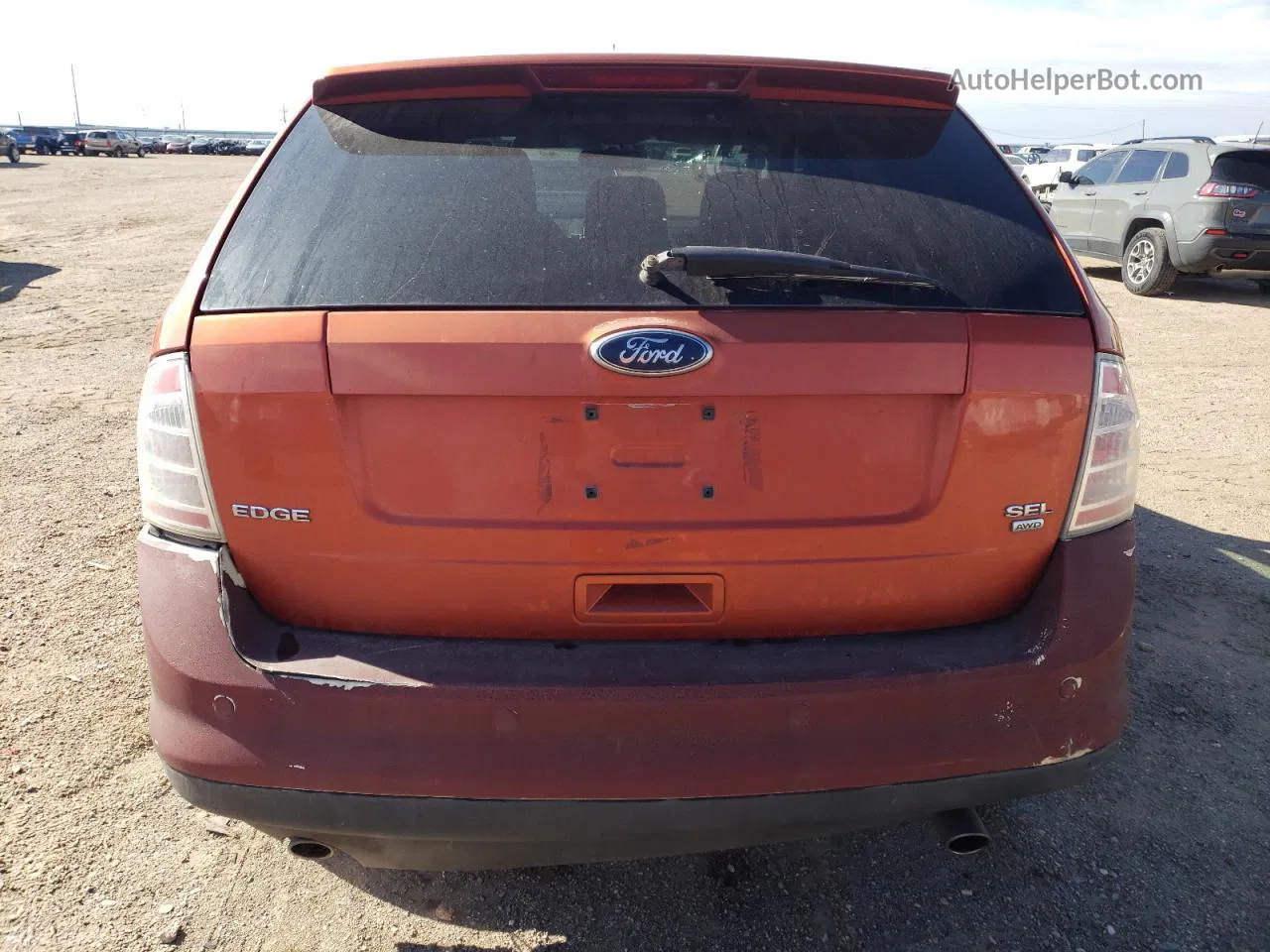 2008 Ford Edge Sel Orange vin: 2FMDK48CX8BA64988