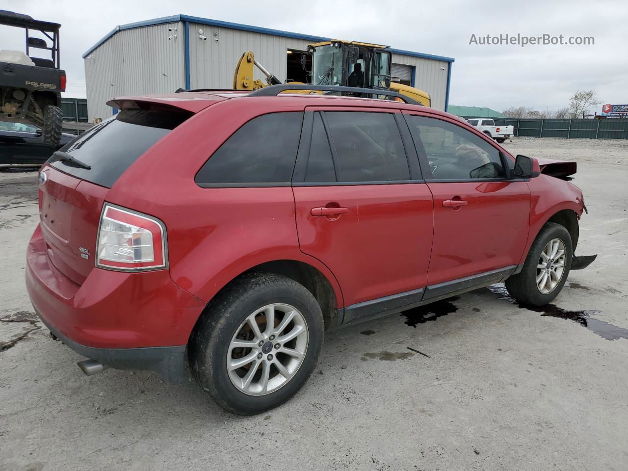 2008 Ford Edge Sel Red vin: 2FMDK48CX8BA94458