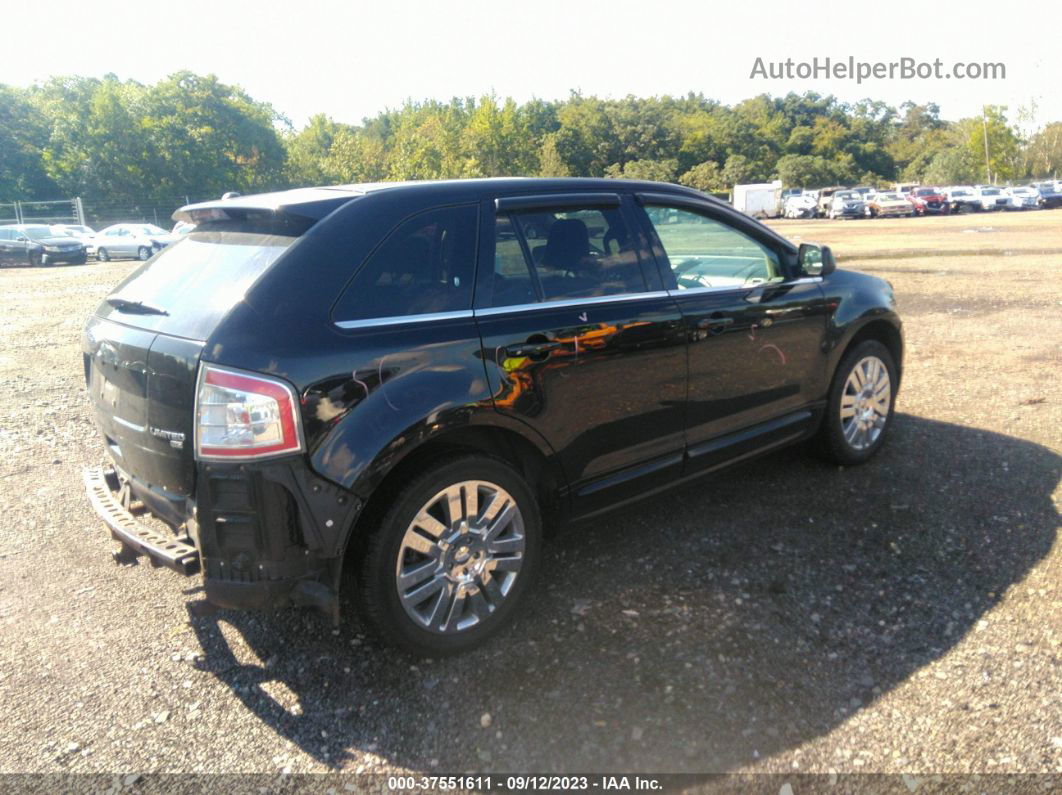 2008 Ford Edge Limited Black vin: 2FMDK49C08BA16608