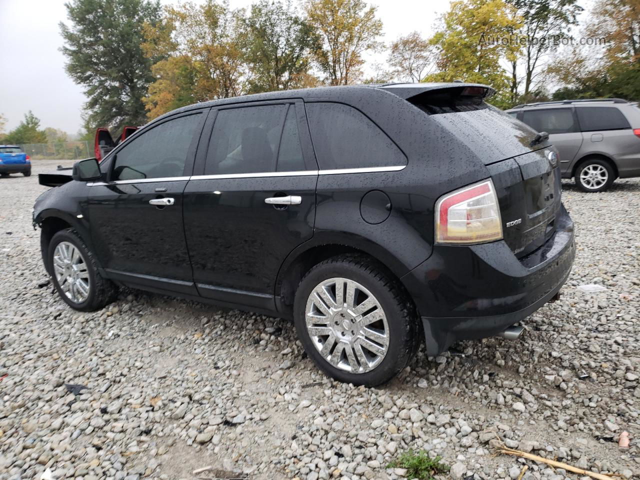 2008 Ford Edge Limited Black vin: 2FMDK49C08BA42013