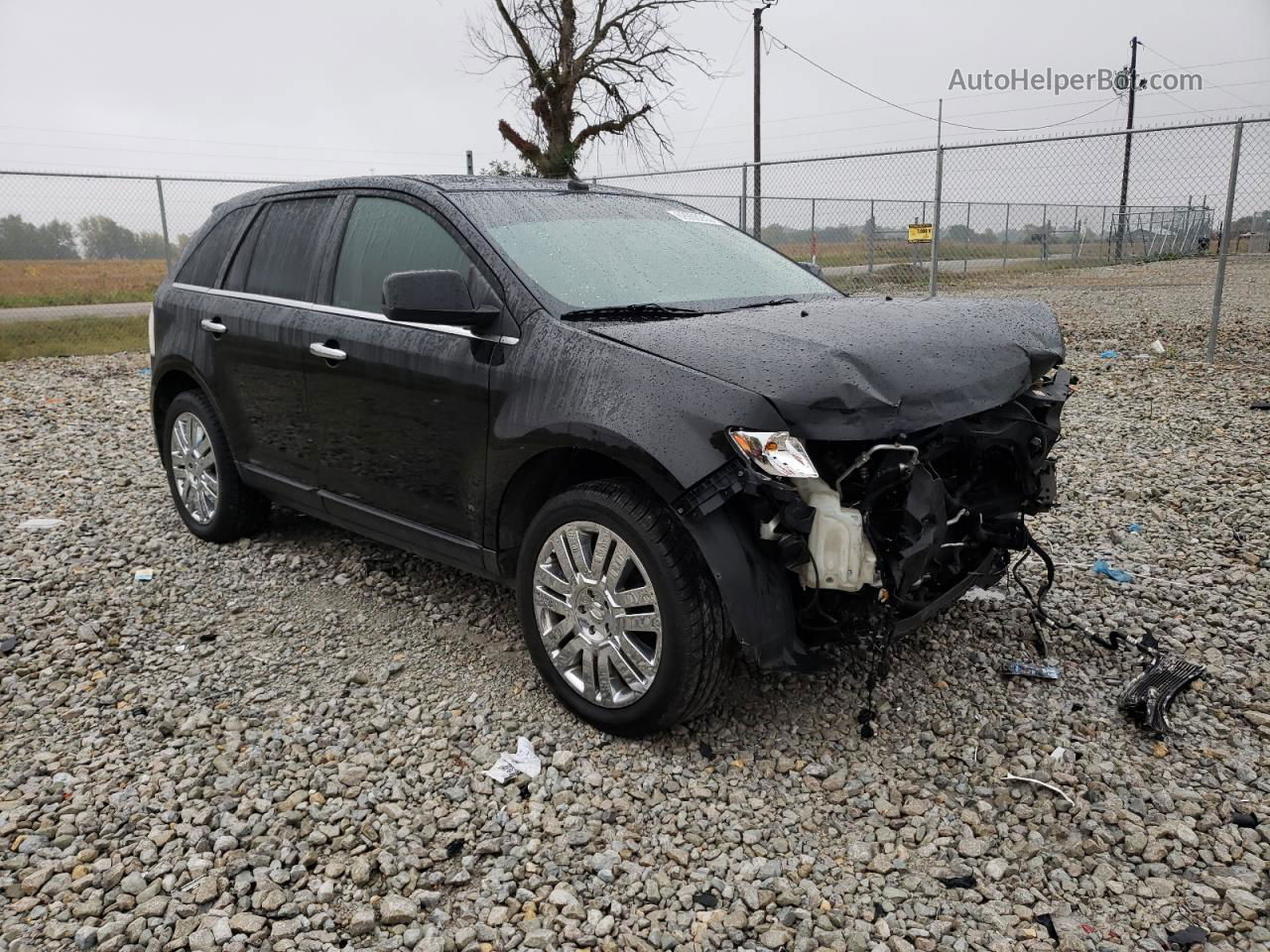 2008 Ford Edge Limited Black vin: 2FMDK49C08BA42013