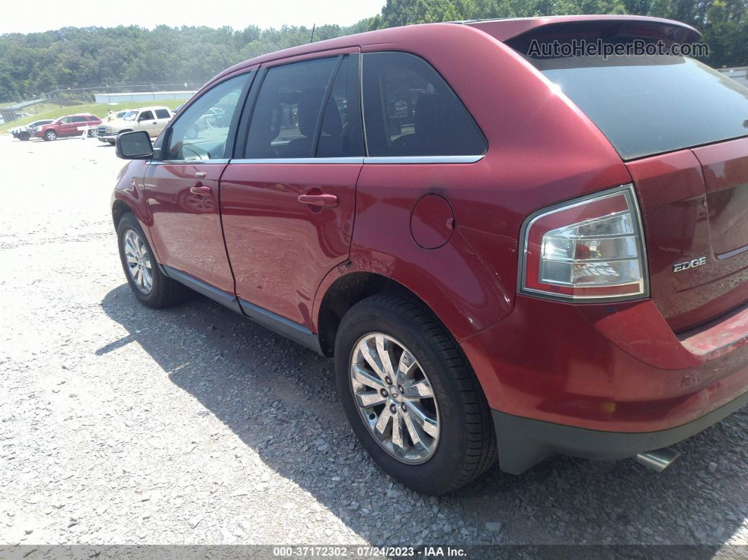 2008 Ford Edge Limited Red vin: 2FMDK49C08BA88554