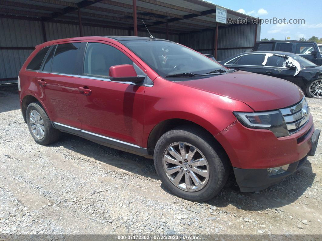 2008 Ford Edge Limited Red vin: 2FMDK49C08BA88554