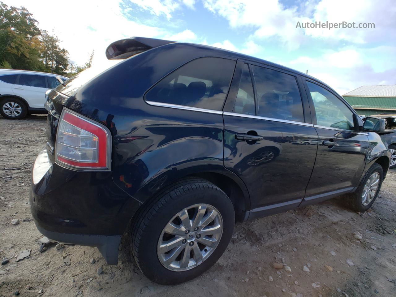 2008 Ford Edge Limited Black vin: 2FMDK49C08BB44721