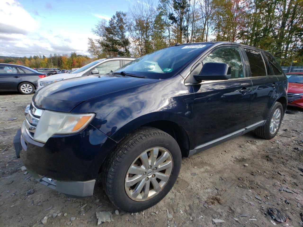 2008 Ford Edge Limited Black vin: 2FMDK49C08BB44721