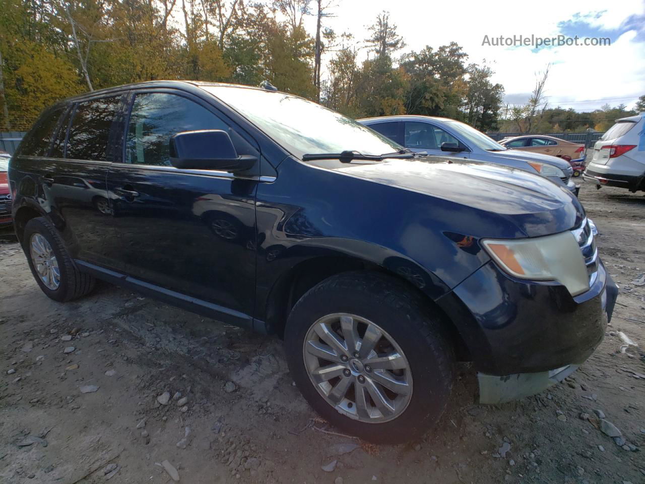 2008 Ford Edge Limited Black vin: 2FMDK49C08BB44721