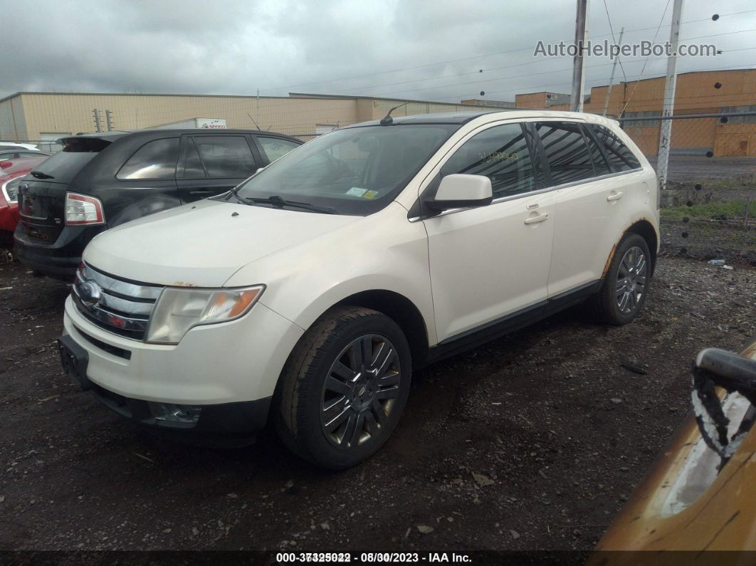 2008 Ford Edge Limited White vin: 2FMDK49C18BA24314