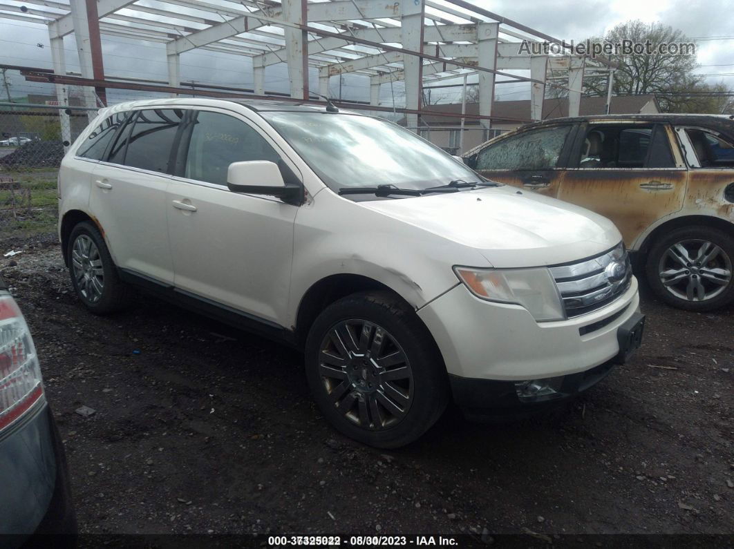 2008 Ford Edge Limited White vin: 2FMDK49C18BA24314