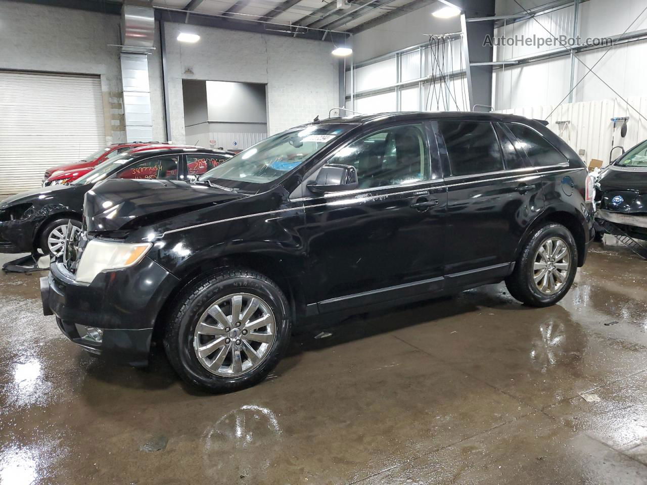 2008 Ford Edge Limited Black vin: 2FMDK49C18BA95867