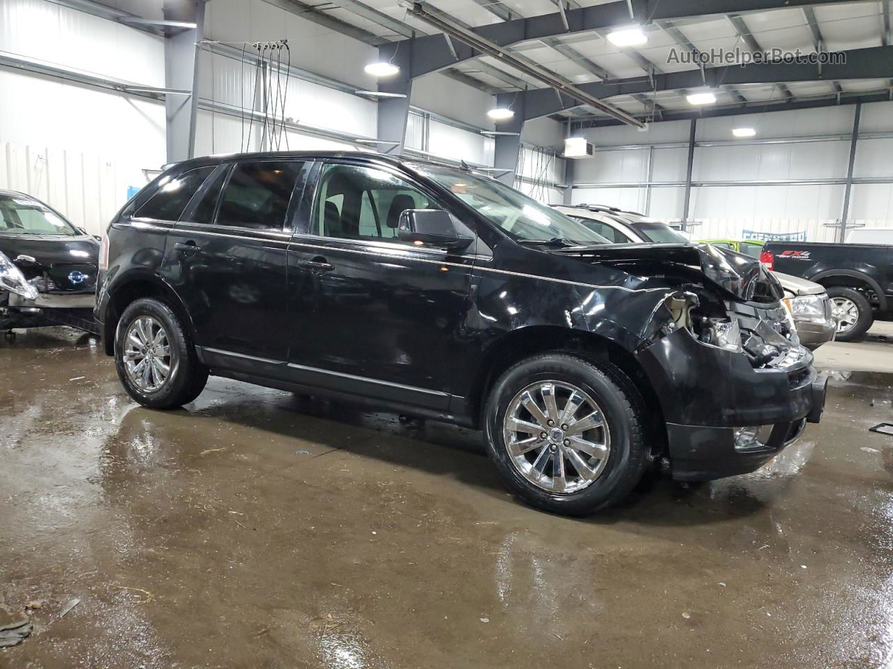 2008 Ford Edge Limited Black vin: 2FMDK49C18BA95867