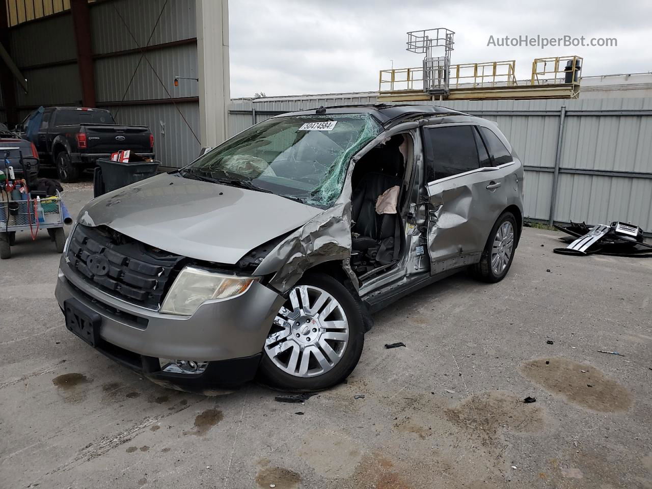 2008 Ford Edge Limited Серебряный vin: 2FMDK49C18BB42508