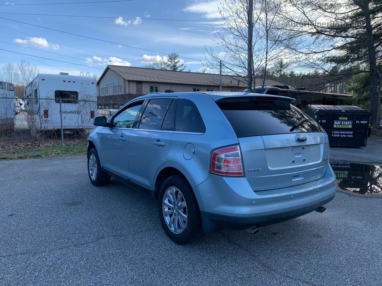 2008 Ford Edge Limited Silver vin: 2FMDK49C18BB49359