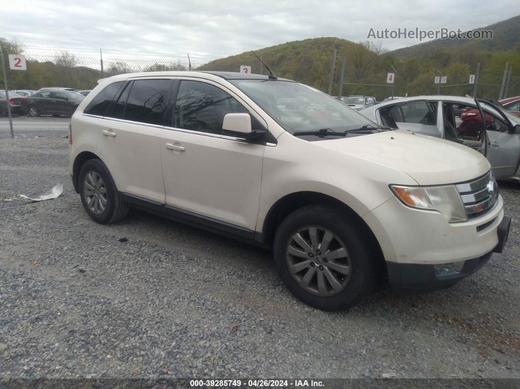 2008 Ford Edge Limited White vin: 2FMDK49C28BA01981