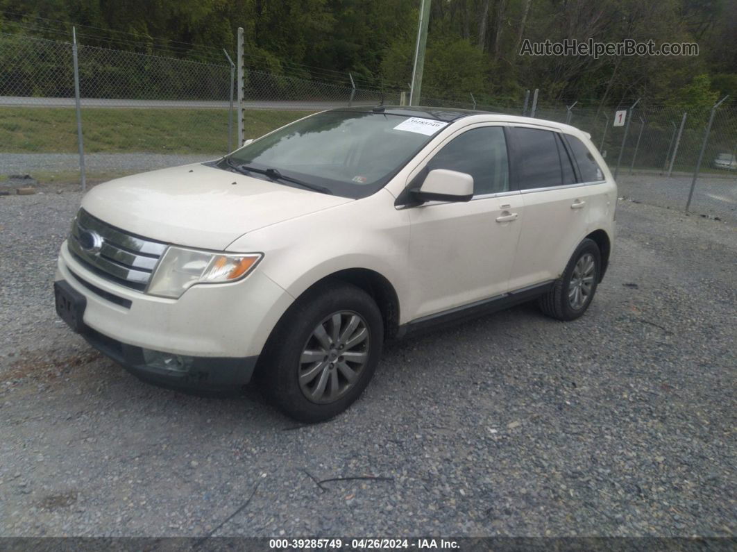 2008 Ford Edge Limited White vin: 2FMDK49C28BA01981