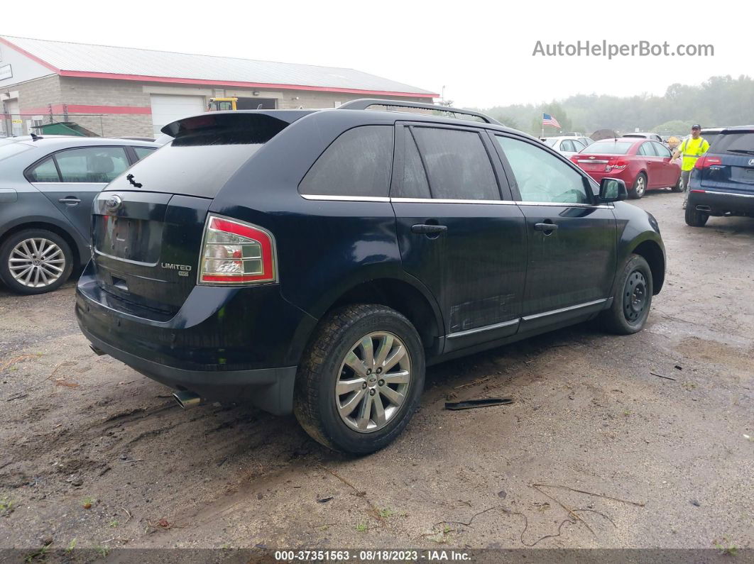 2008 Ford Edge Limited Blue vin: 2FMDK49C28BA67074