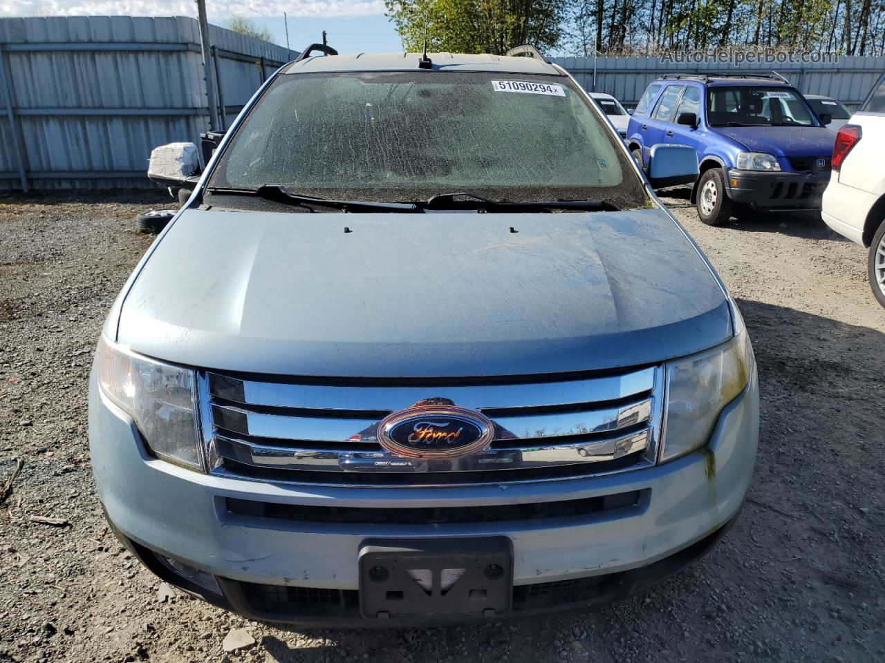 2008 Ford Edge Limited Turquoise vin: 2FMDK49C28BA95358