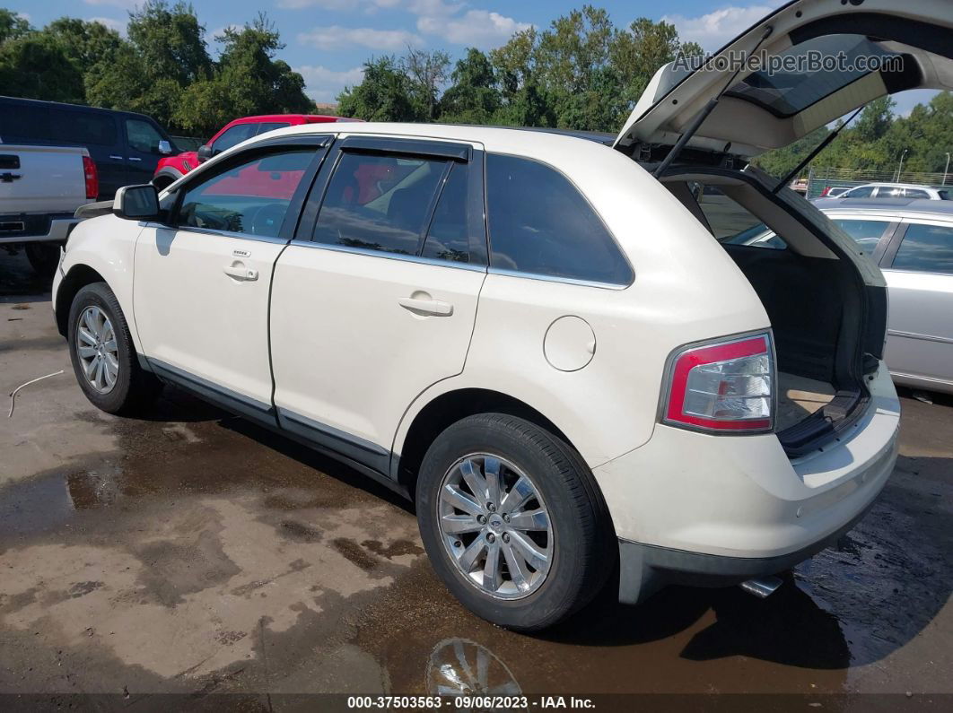 2008 Ford Edge Limited White vin: 2FMDK49C28BA96722