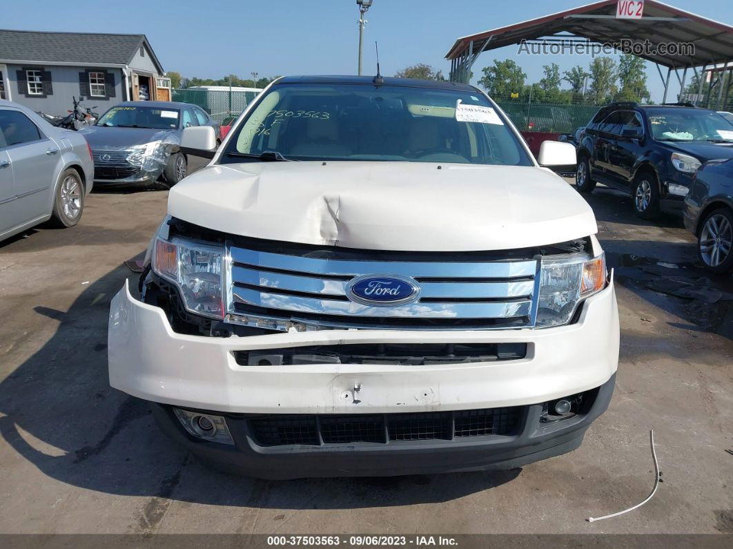 2008 Ford Edge Limited White vin: 2FMDK49C28BA96722