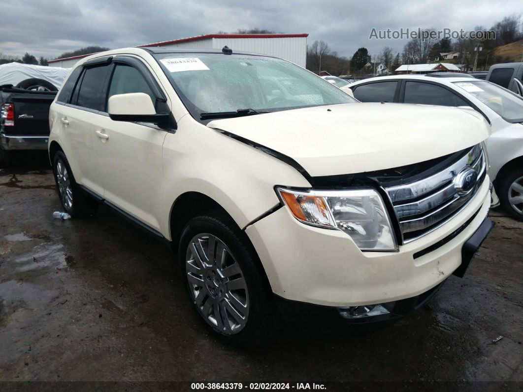 2008 Ford Edge Limited Cream vin: 2FMDK49C38BA01214