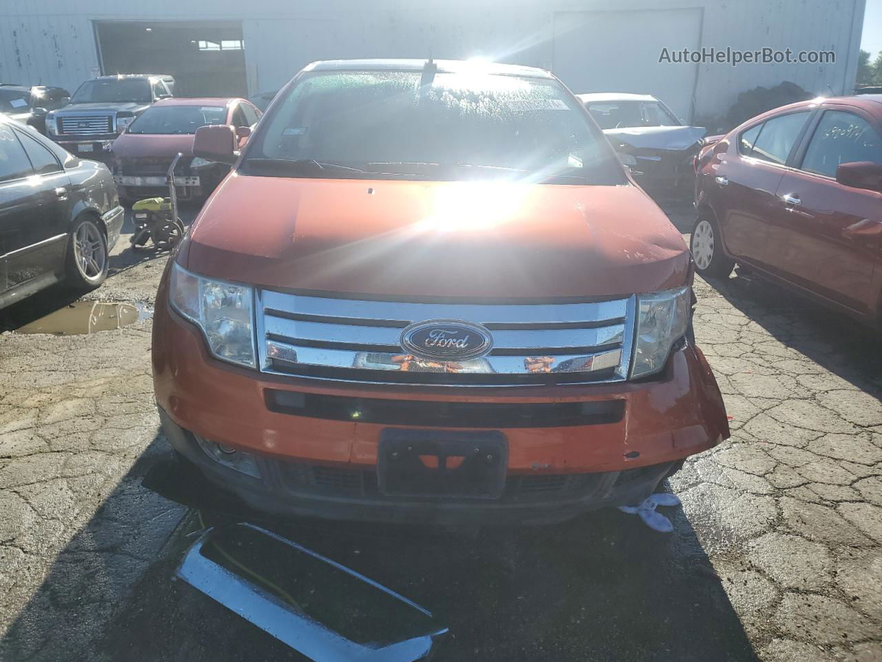 2008 Ford Edge Limited Orange vin: 2FMDK49C38BA16196