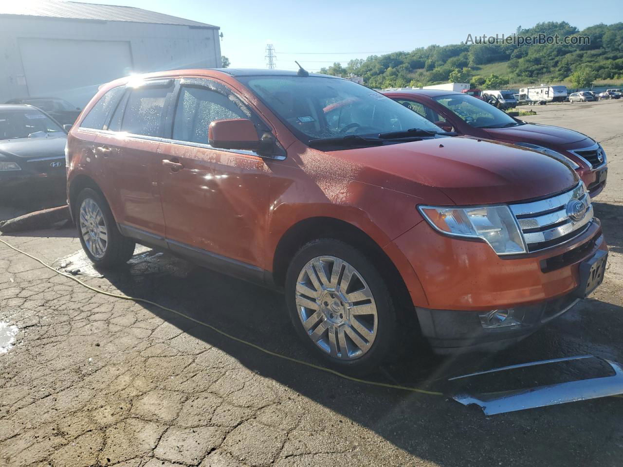 2008 Ford Edge Limited Orange vin: 2FMDK49C38BA16196