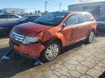 2008 Ford Edge Limited Orange vin: 2FMDK49C38BA16196