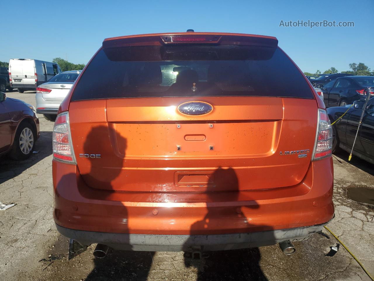 2008 Ford Edge Limited Orange vin: 2FMDK49C38BA16196