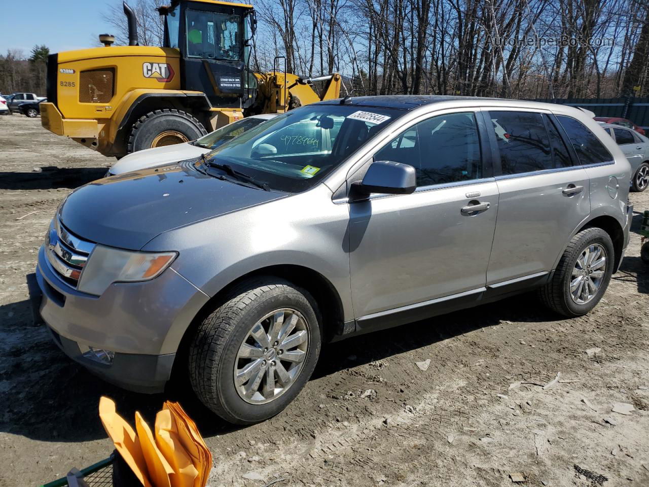 2008 Ford Edge Limited Серый vin: 2FMDK49C38BA27005