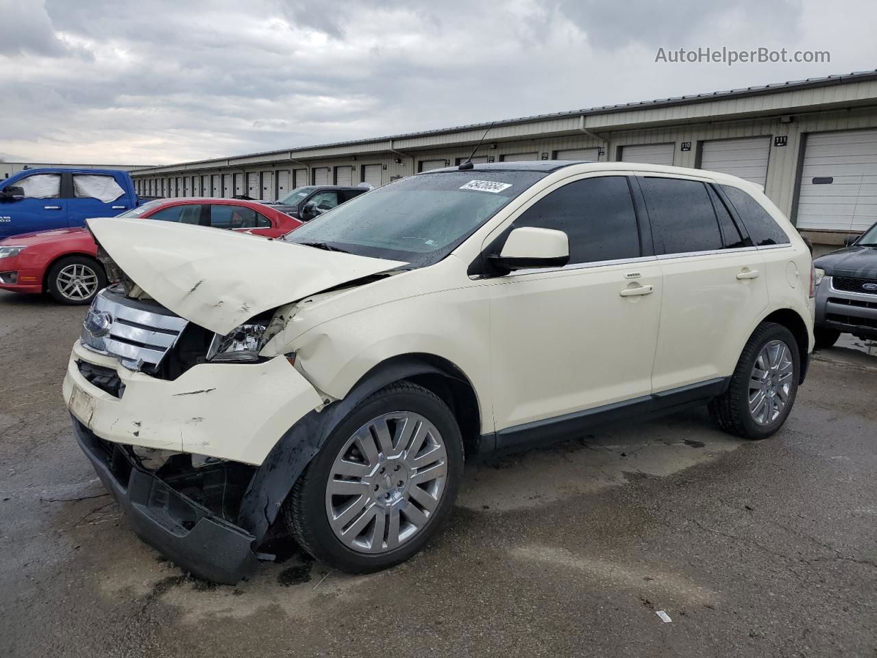 2008 Ford Edge Limited Beige vin: 2FMDK49C38BA63793