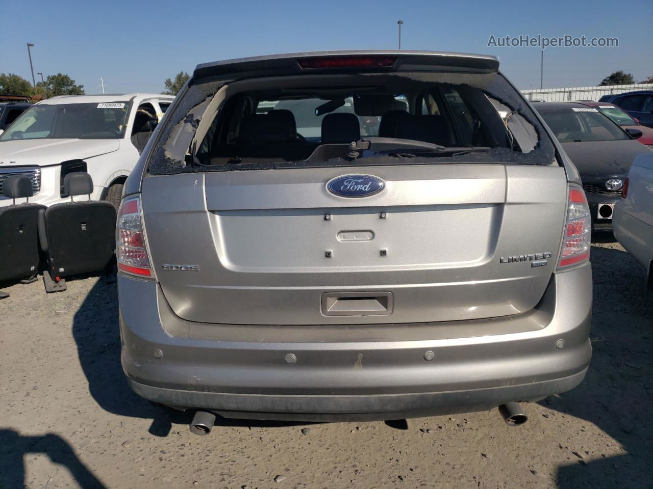 2008 Ford Edge Limited Серебряный vin: 2FMDK49C38BA69593