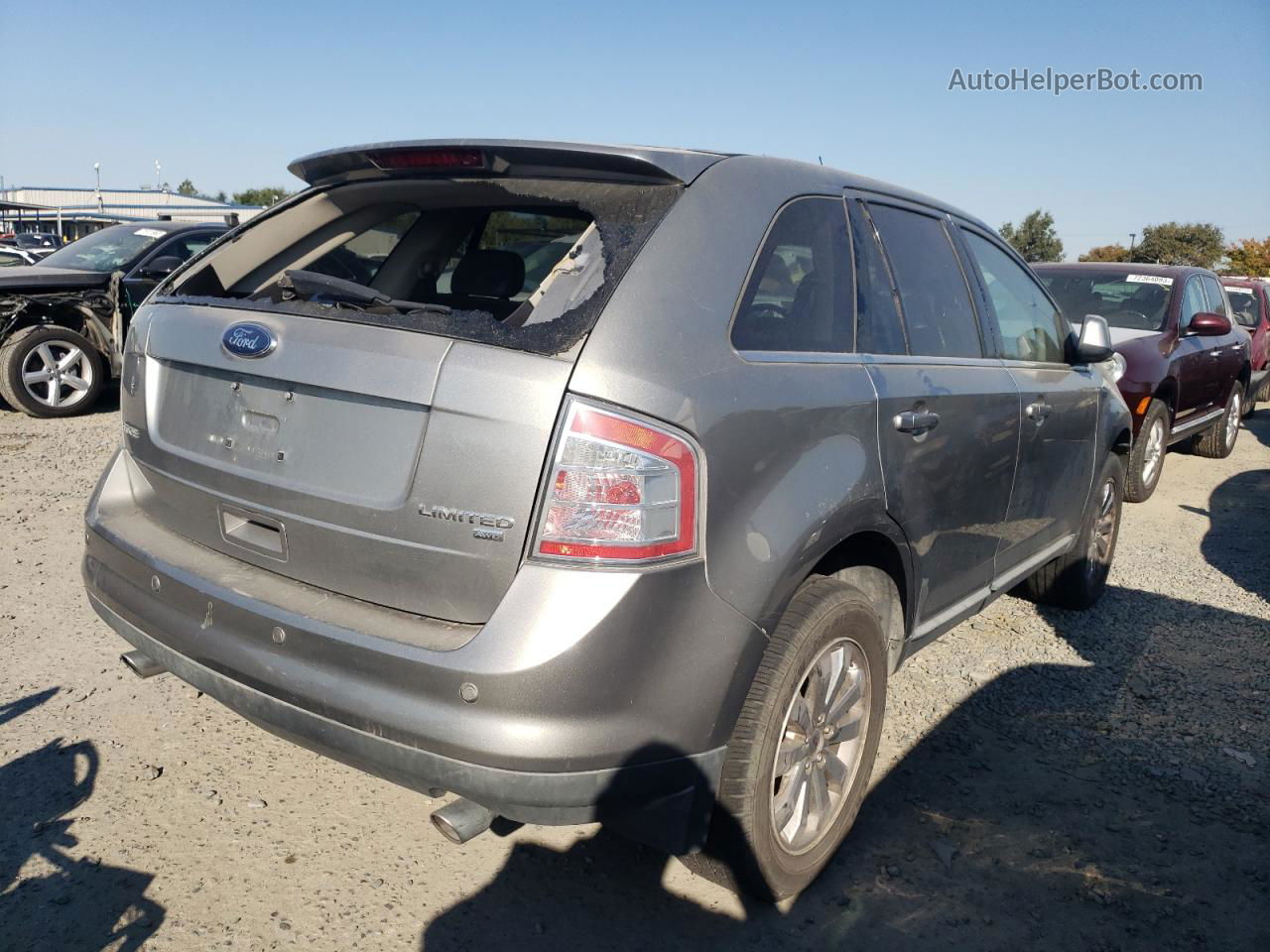 2008 Ford Edge Limited Silver vin: 2FMDK49C38BA69593