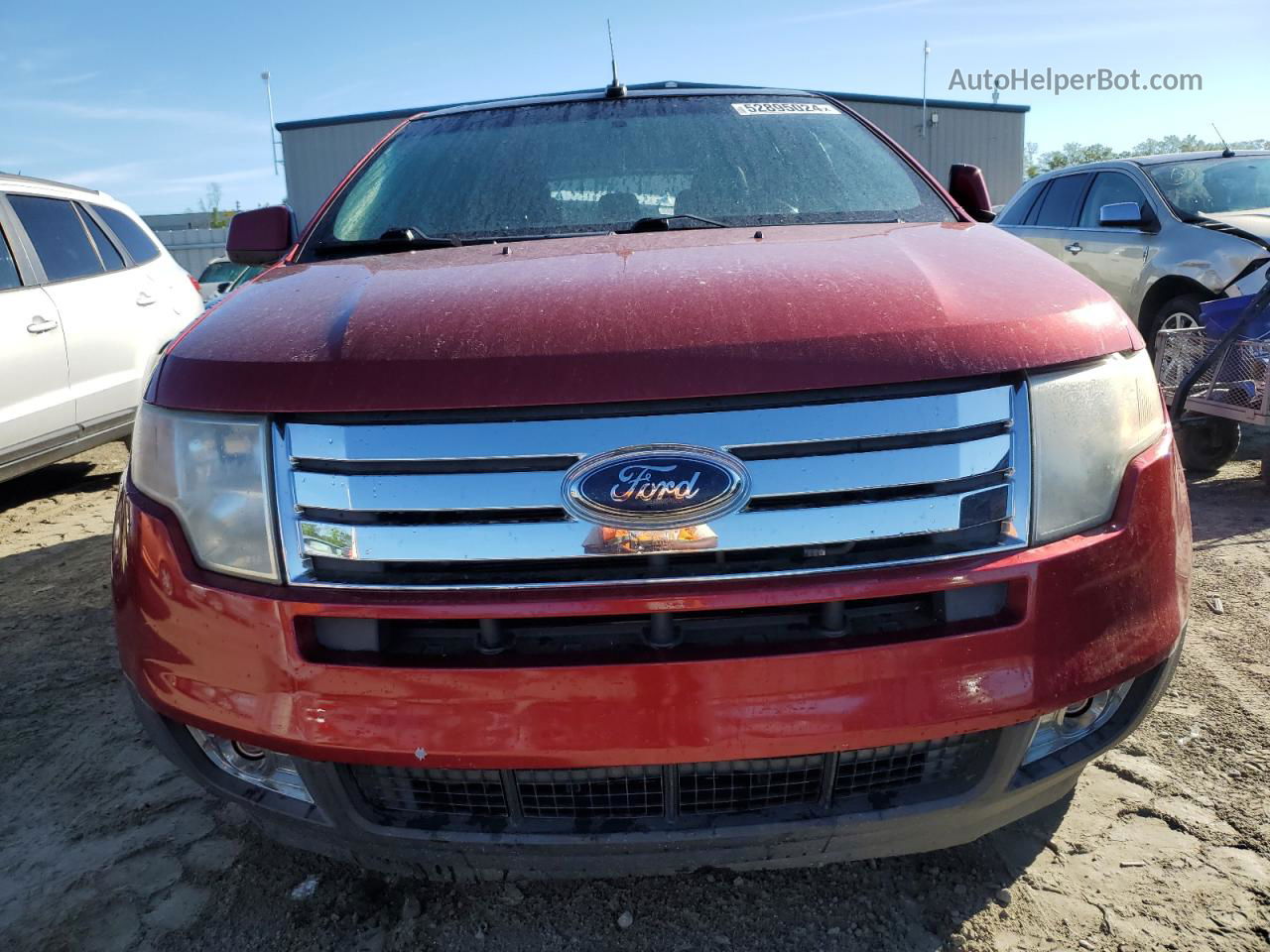 2008 Ford Edge Limited Red vin: 2FMDK49C38BA85132