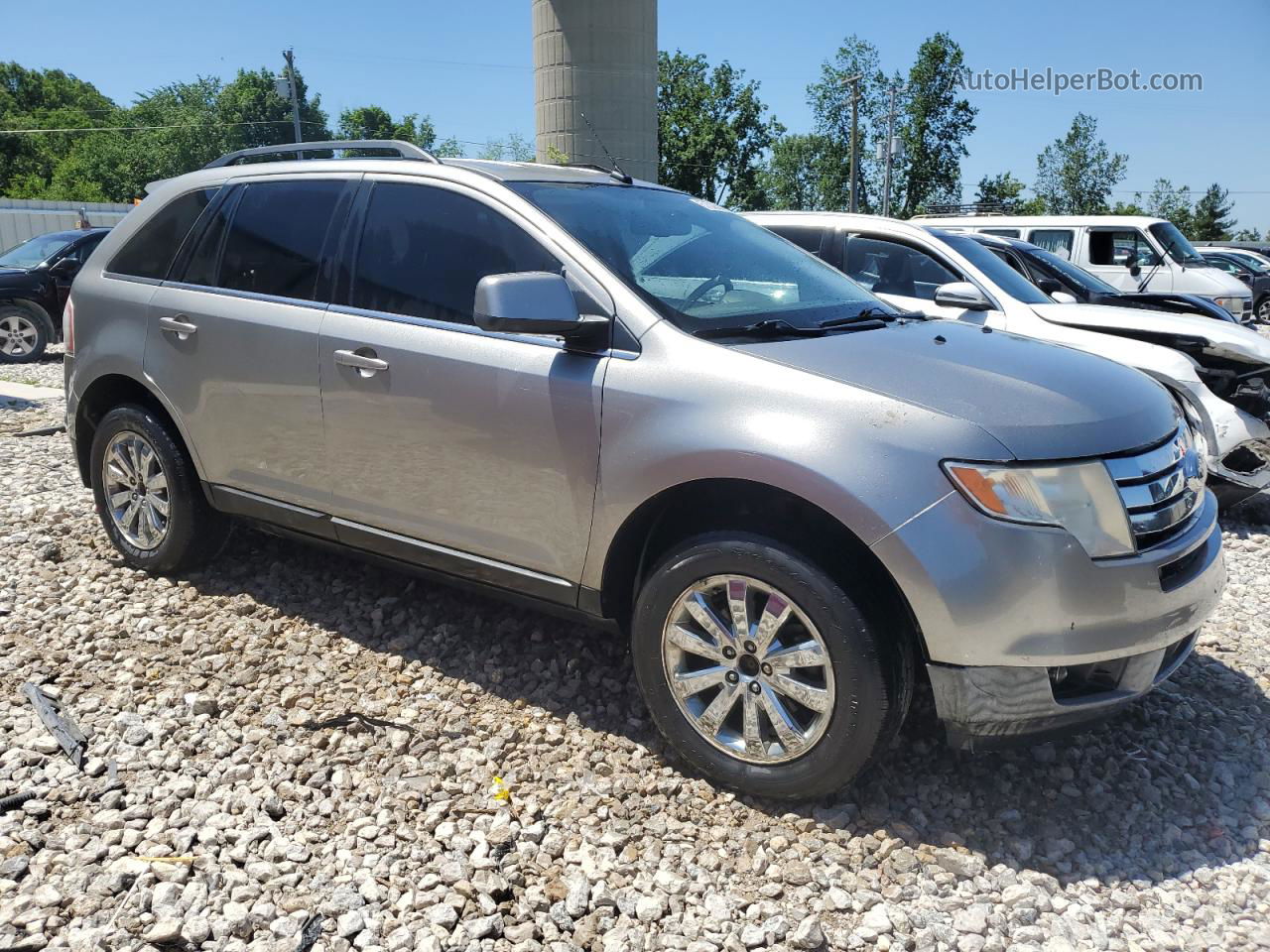 2008 Ford Edge Limited Серебряный vin: 2FMDK49C38BB40372