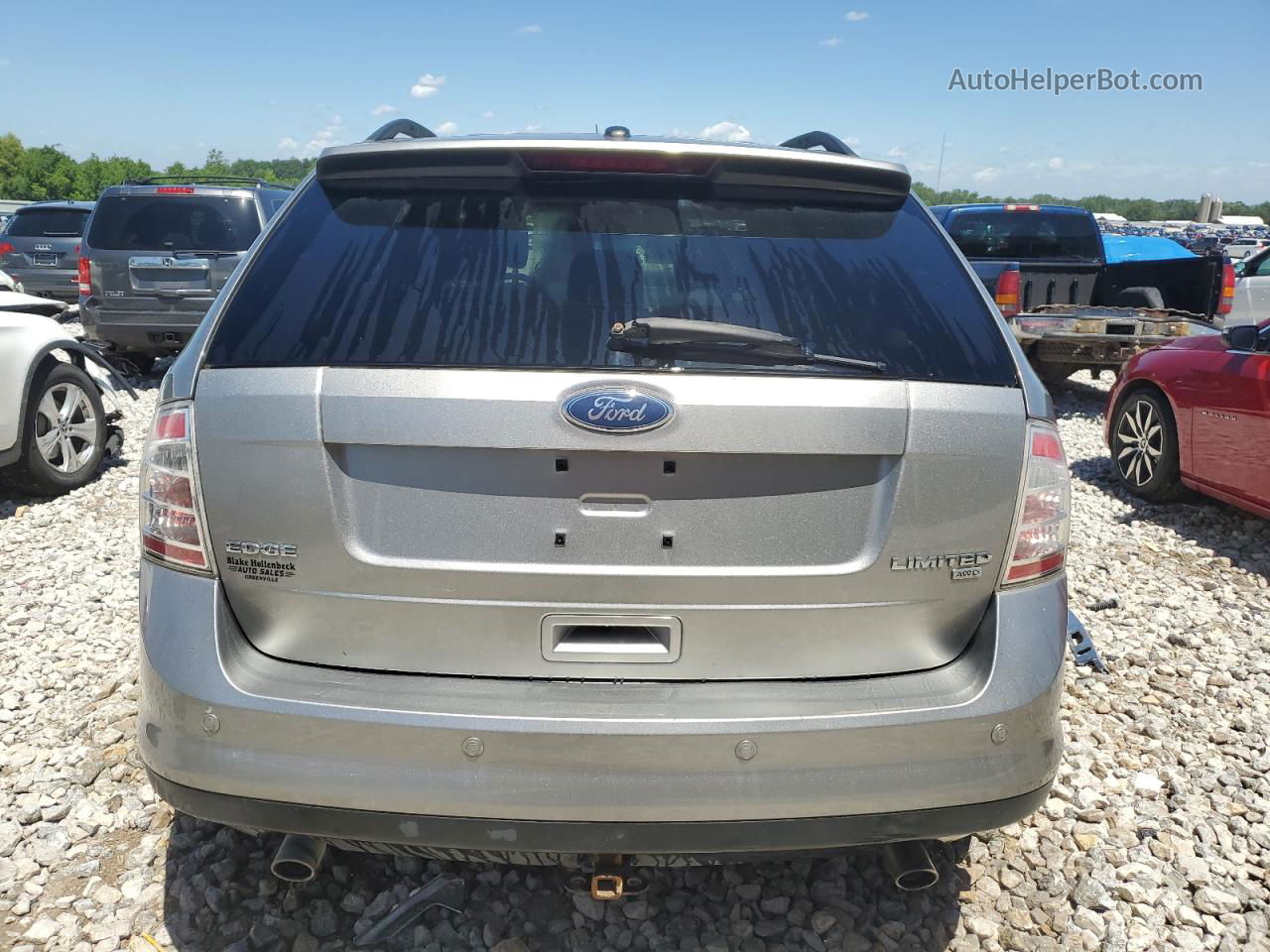 2008 Ford Edge Limited Серебряный vin: 2FMDK49C38BB40372