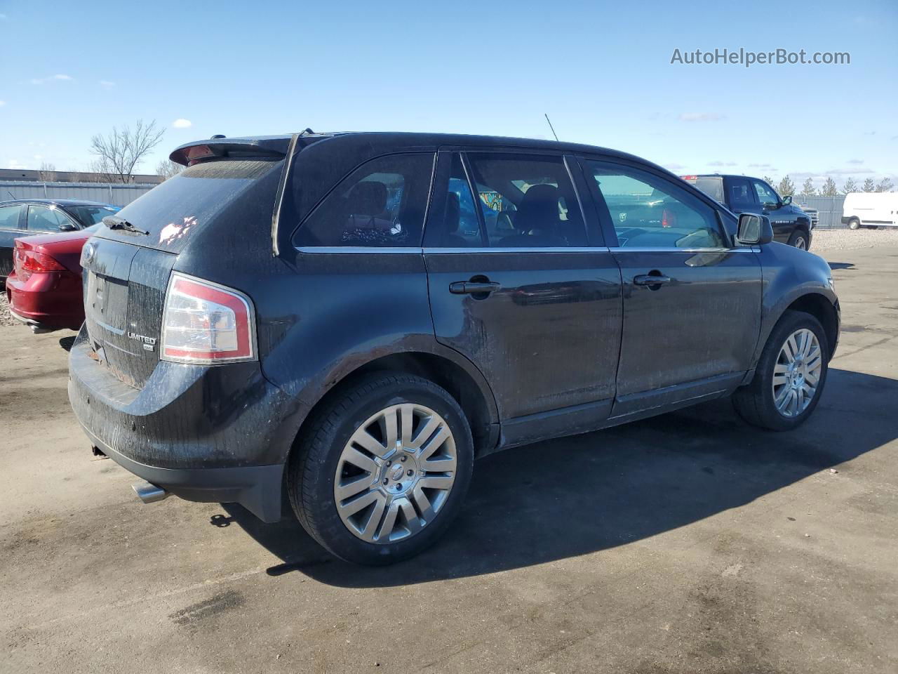 2008 Ford Edge Limited Black vin: 2FMDK49C38BB43370