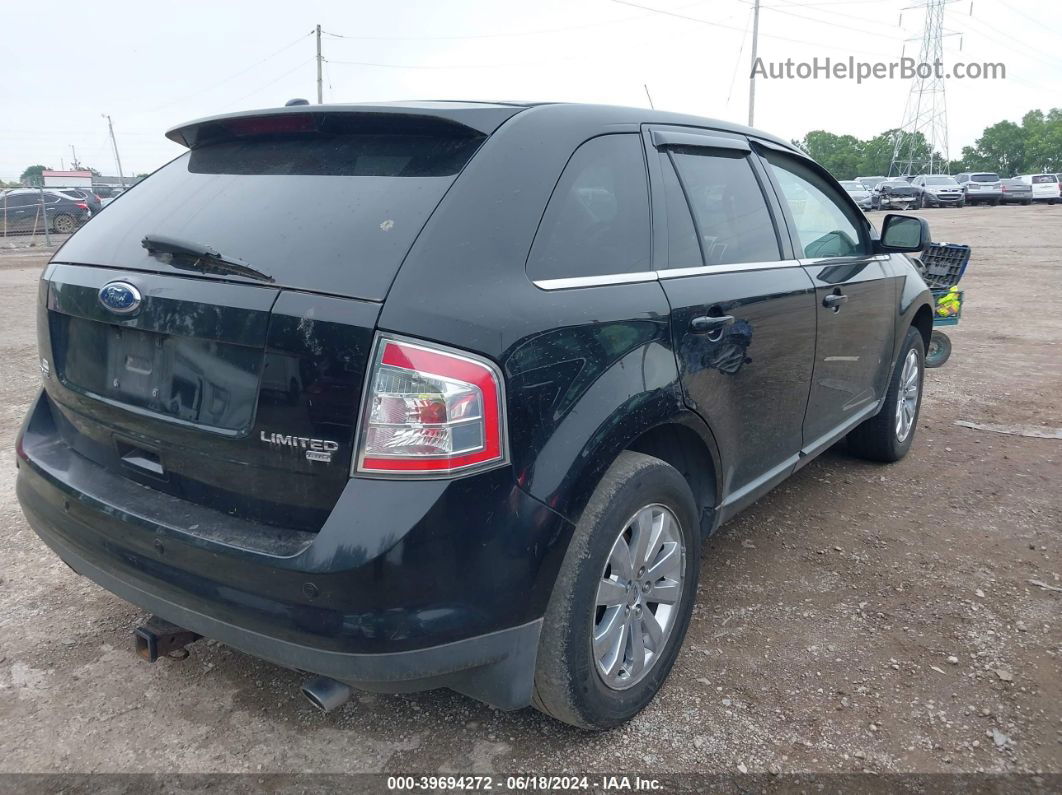 2008 Ford Edge Limited Black vin: 2FMDK49C48BA35050