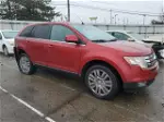 2008 Ford Edge Limited Red vin: 2FMDK49C48BA72034