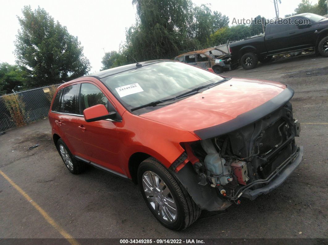 2008 Ford Edge Limited Orange vin: 2FMDK49C48BA85012