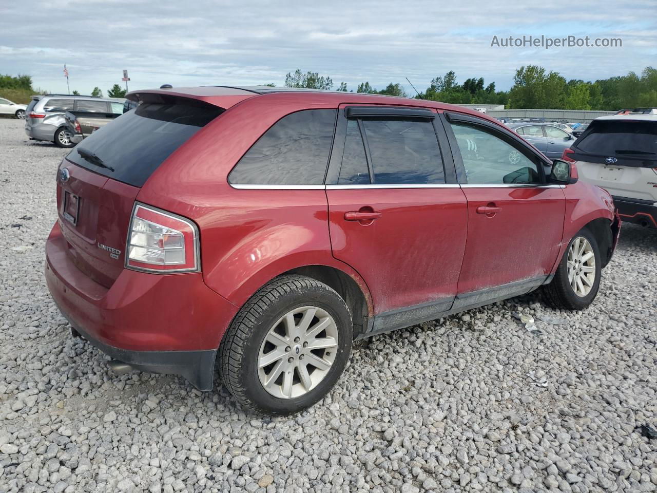 2008 Ford Edge Limited Красный vin: 2FMDK49C48BB06070