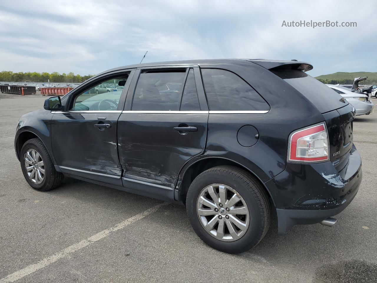 2008 Ford Edge Limited Black vin: 2FMDK49C48BB12015