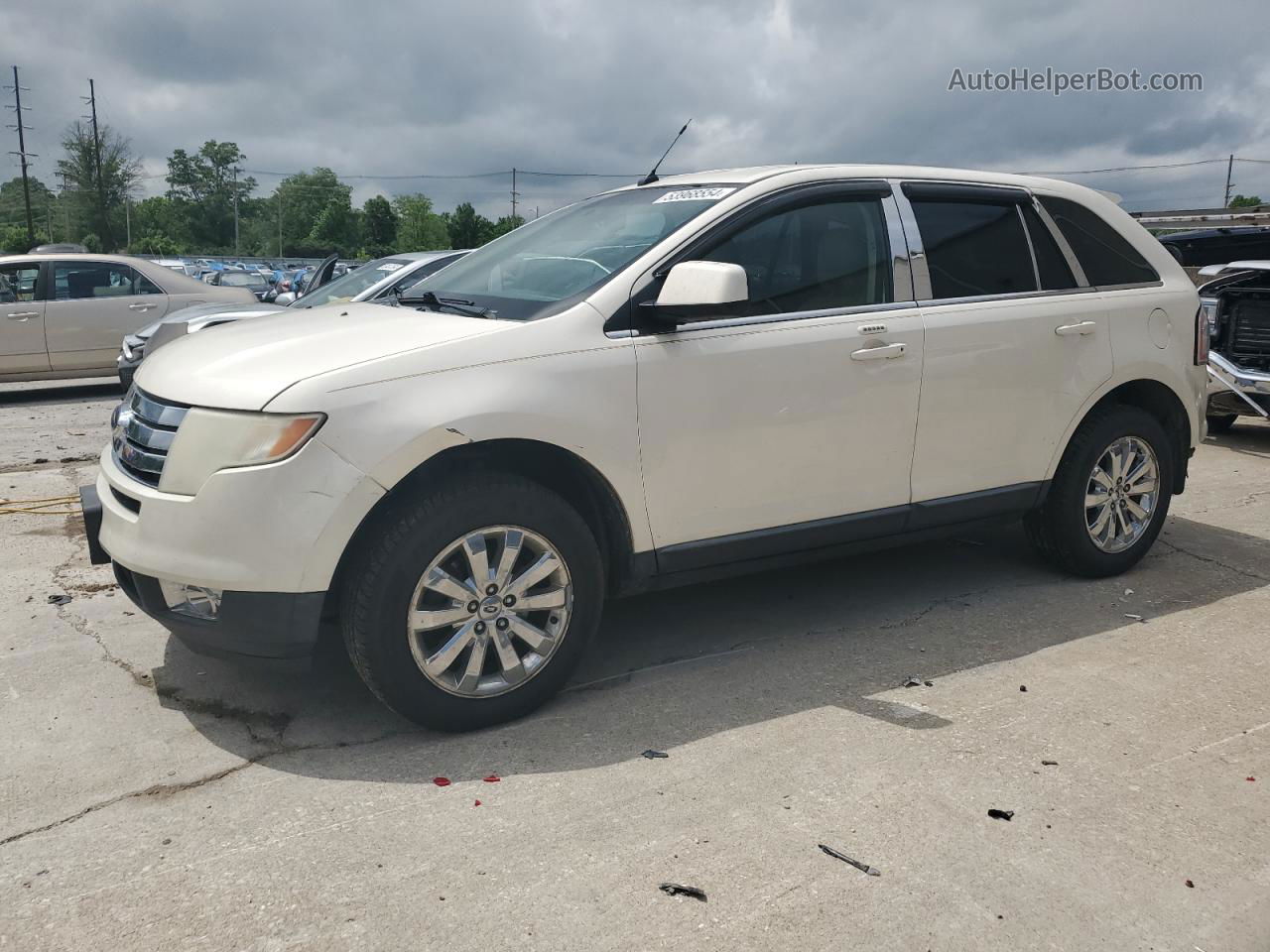 2008 Ford Edge Limited Cream vin: 2FMDK49C58BA49121