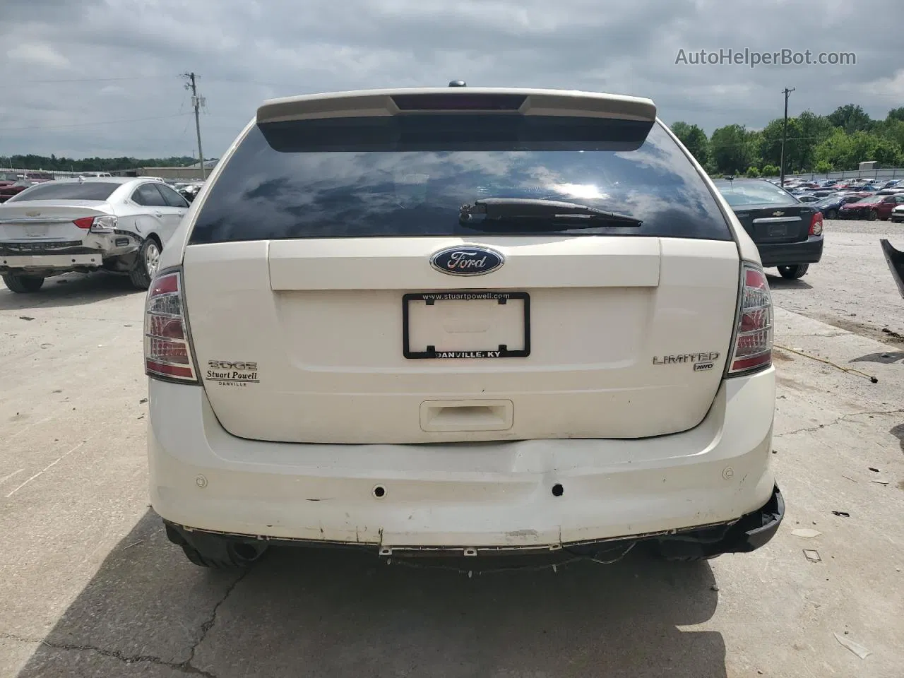 2008 Ford Edge Limited Cream vin: 2FMDK49C58BA49121