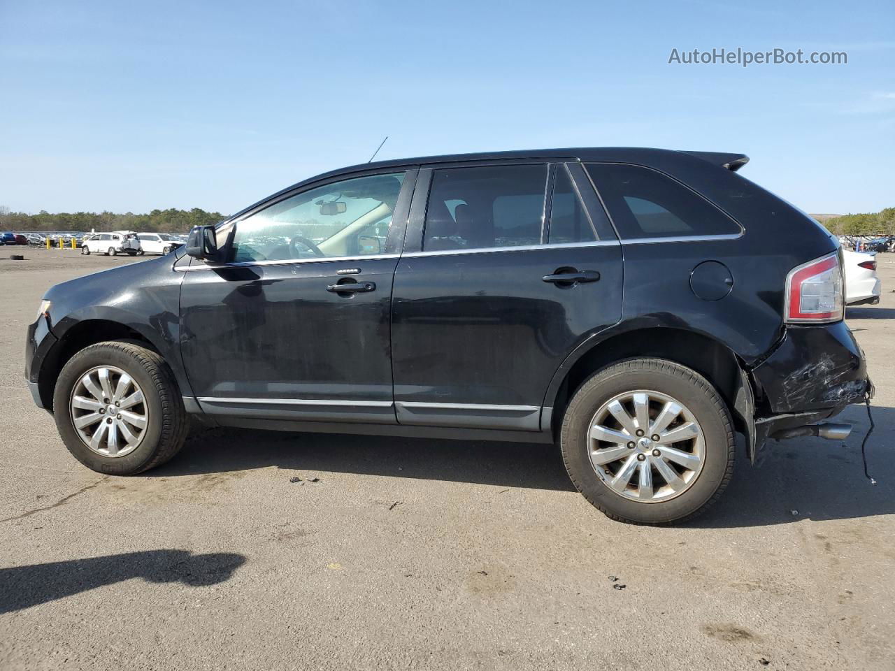 2008 Ford Edge Limited Black vin: 2FMDK49C58BB16980