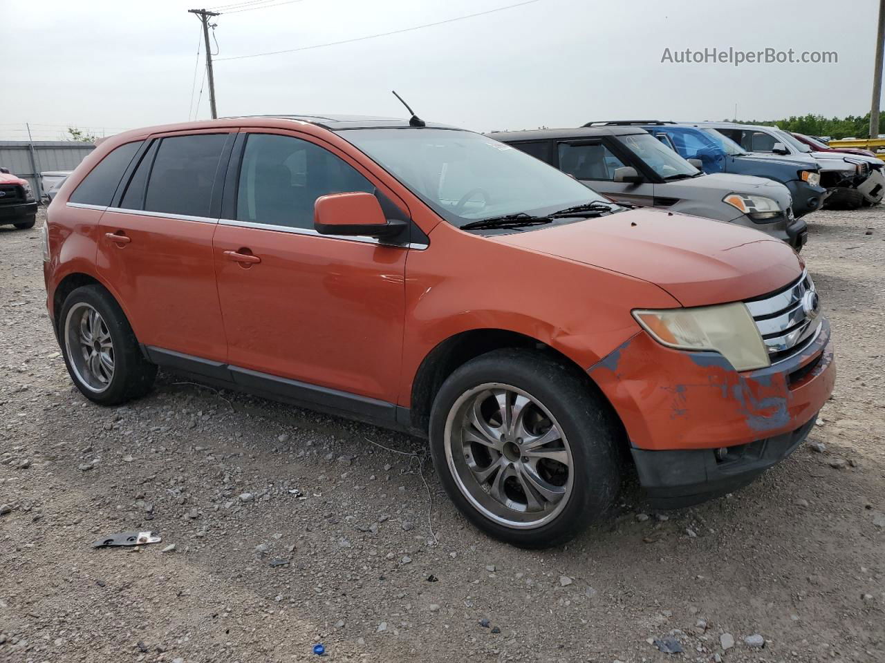 2008 Ford Edge Limited Оранжевый vin: 2FMDK49C68BA65716