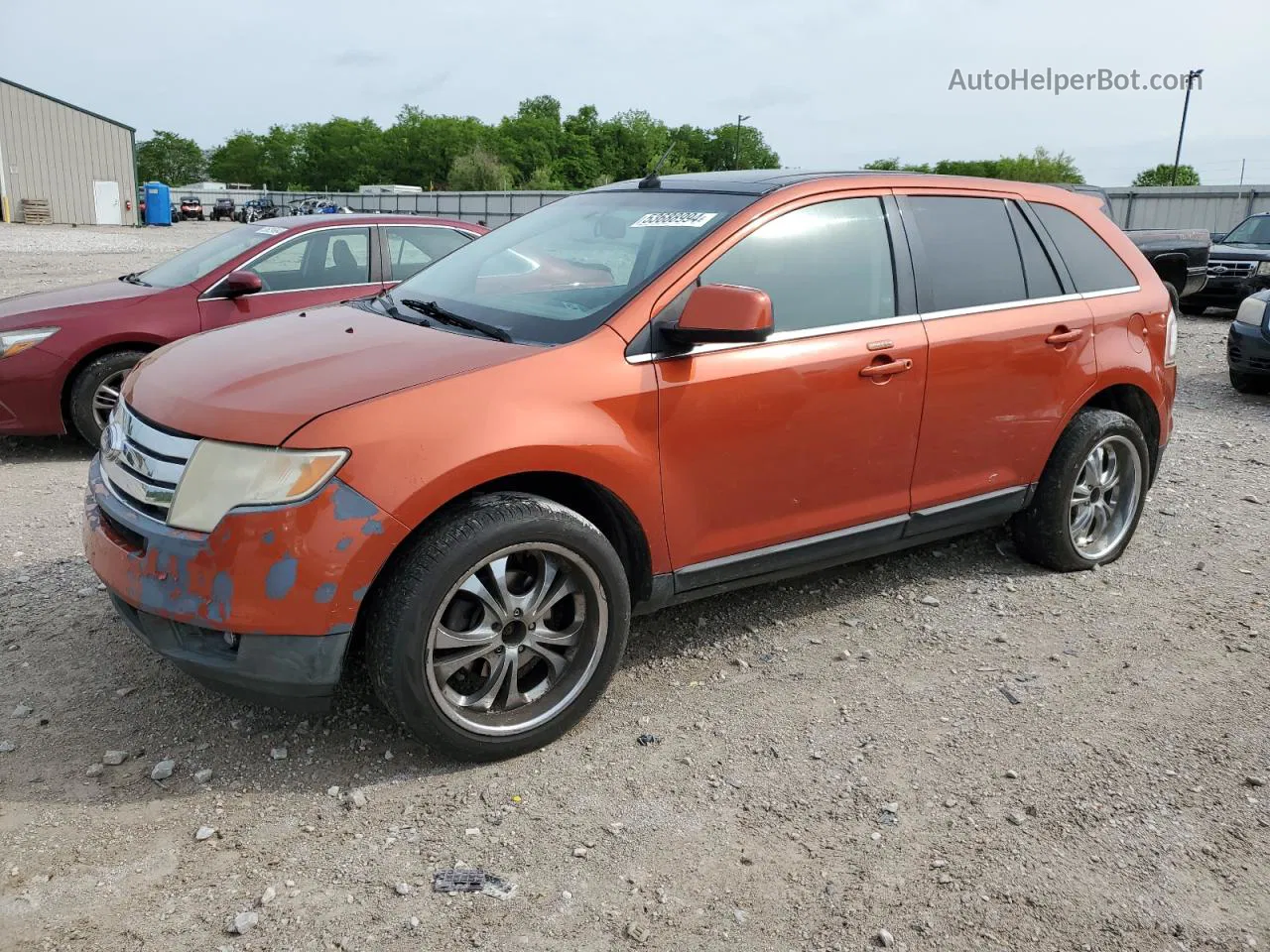 2008 Ford Edge Limited Orange vin: 2FMDK49C68BA65716