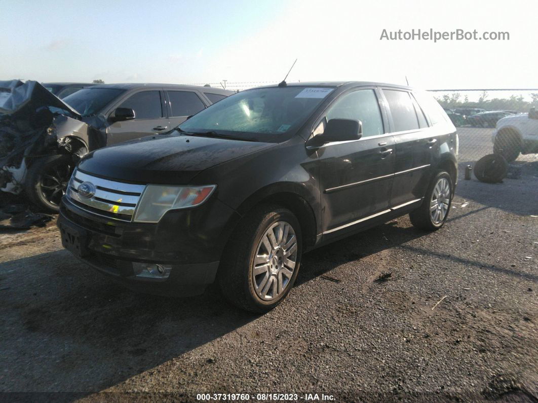 2008 Ford Edge Limited Black vin: 2FMDK49C68BA85562